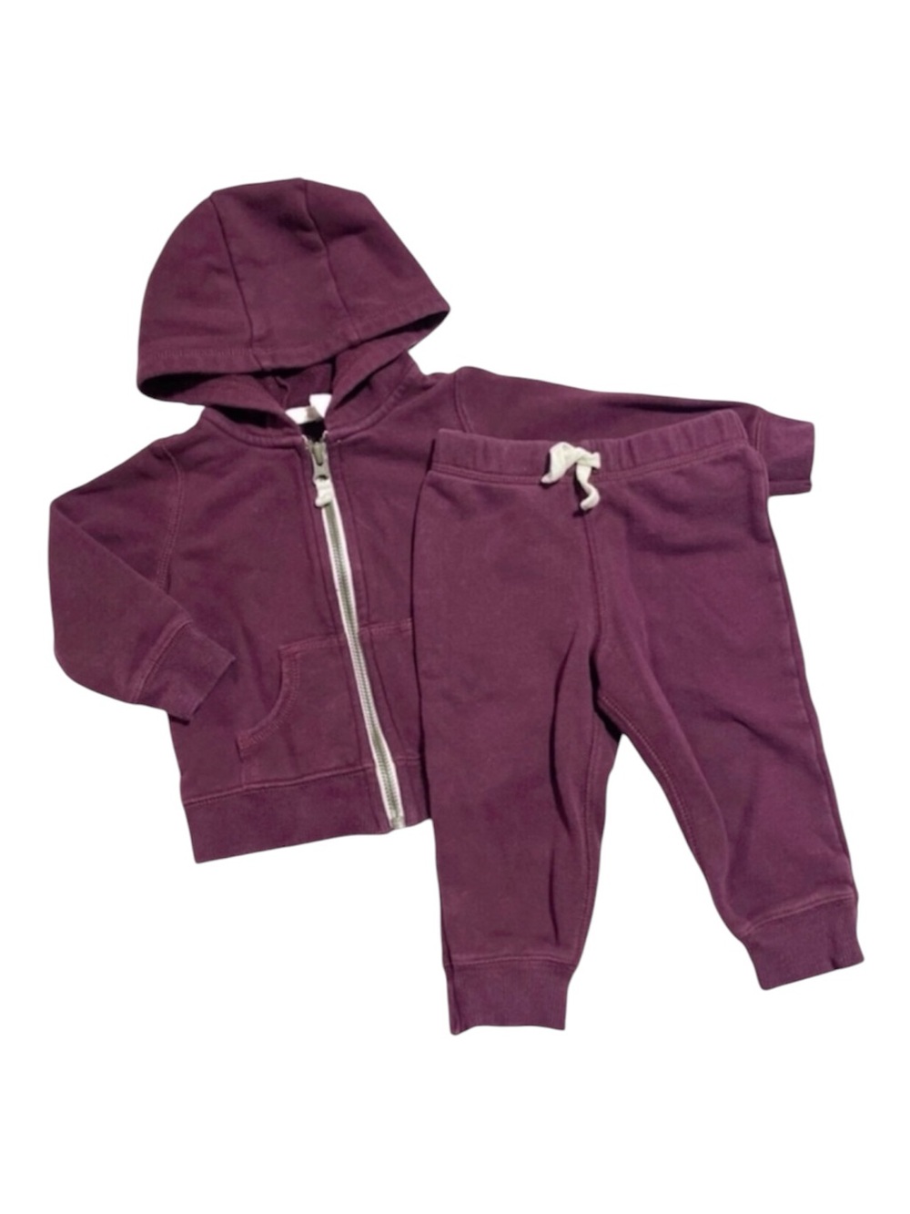 Carter's zippered hoodie & sweatpants outfit 9 months